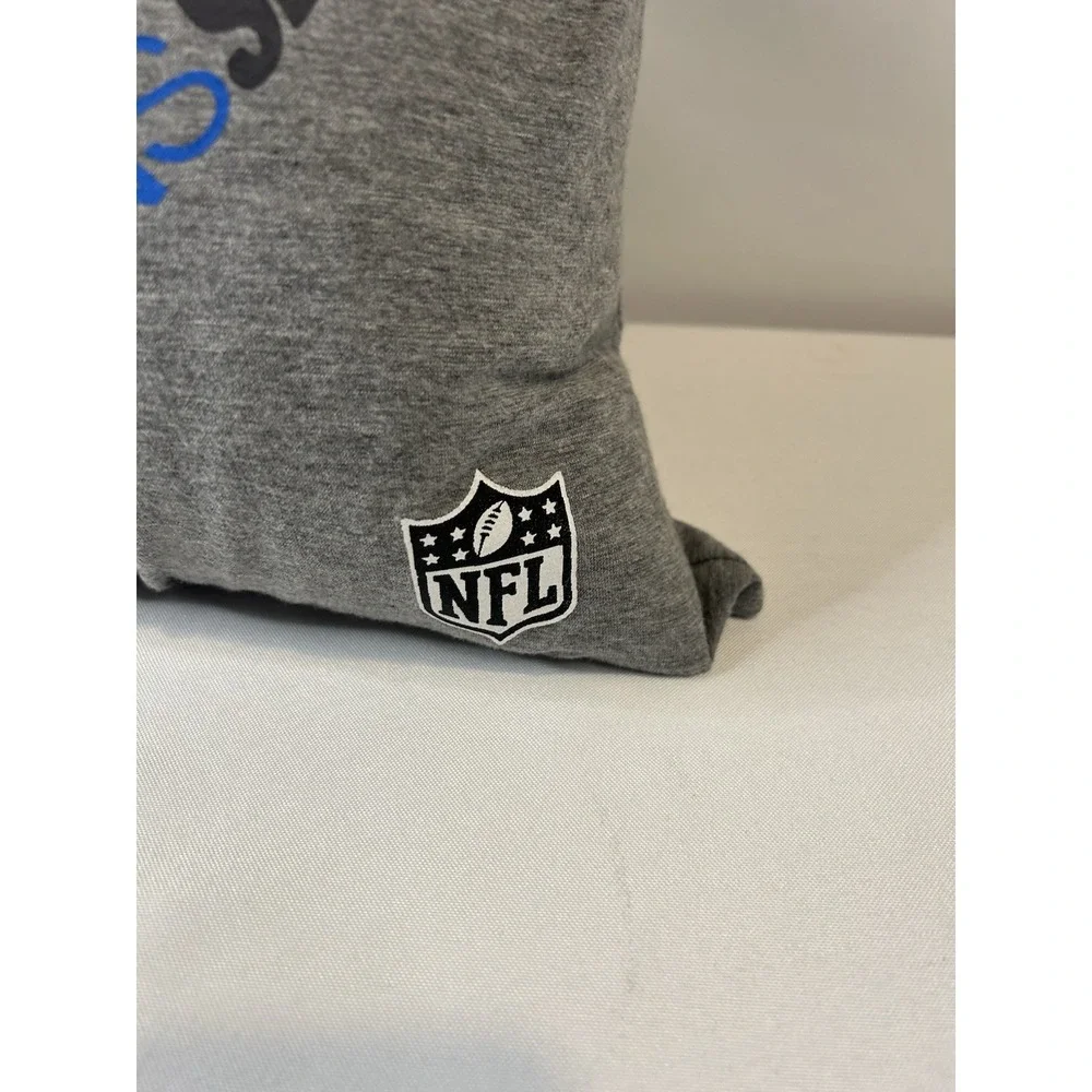 Pottery Barn Teen NFL All Teams Football Pillow and Cover Sham Gray 18x18
